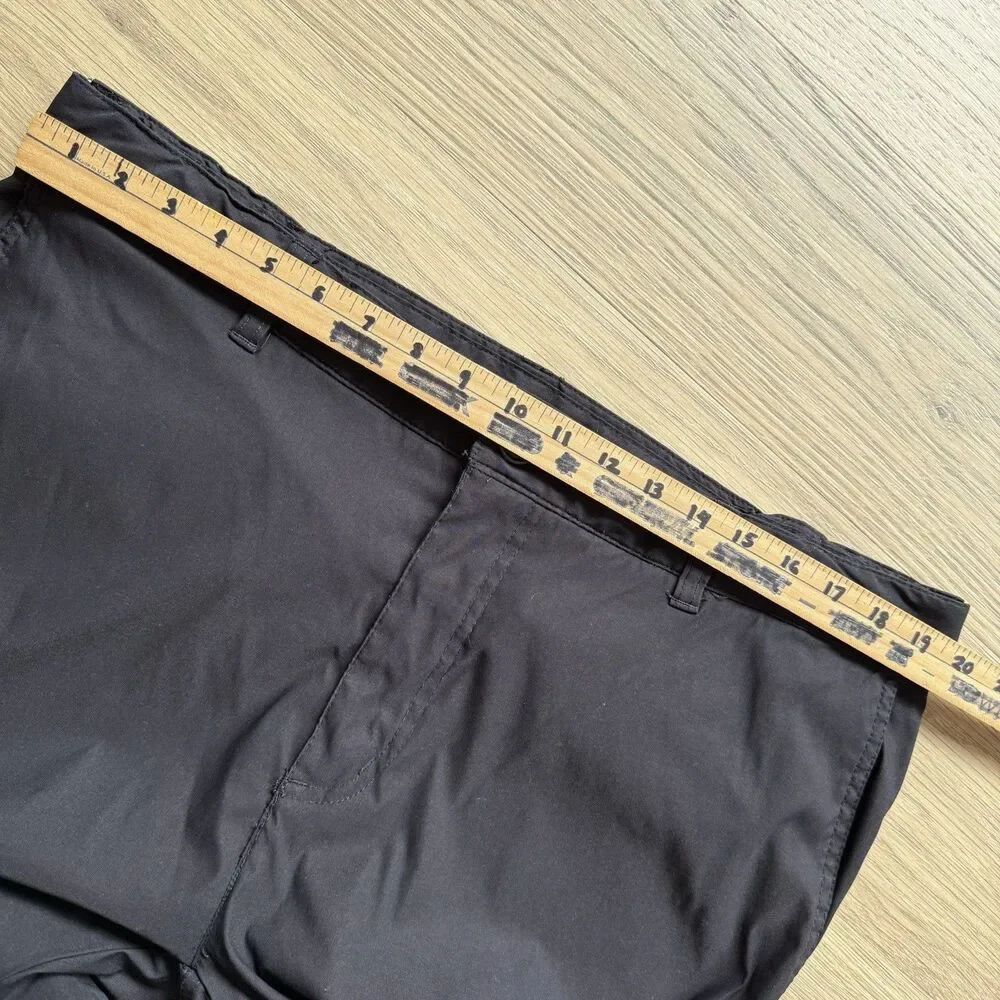 UB Tech Pants Men 40x32 Black Outdoor Hiking Quick Dry Nylon Camping Stretch
